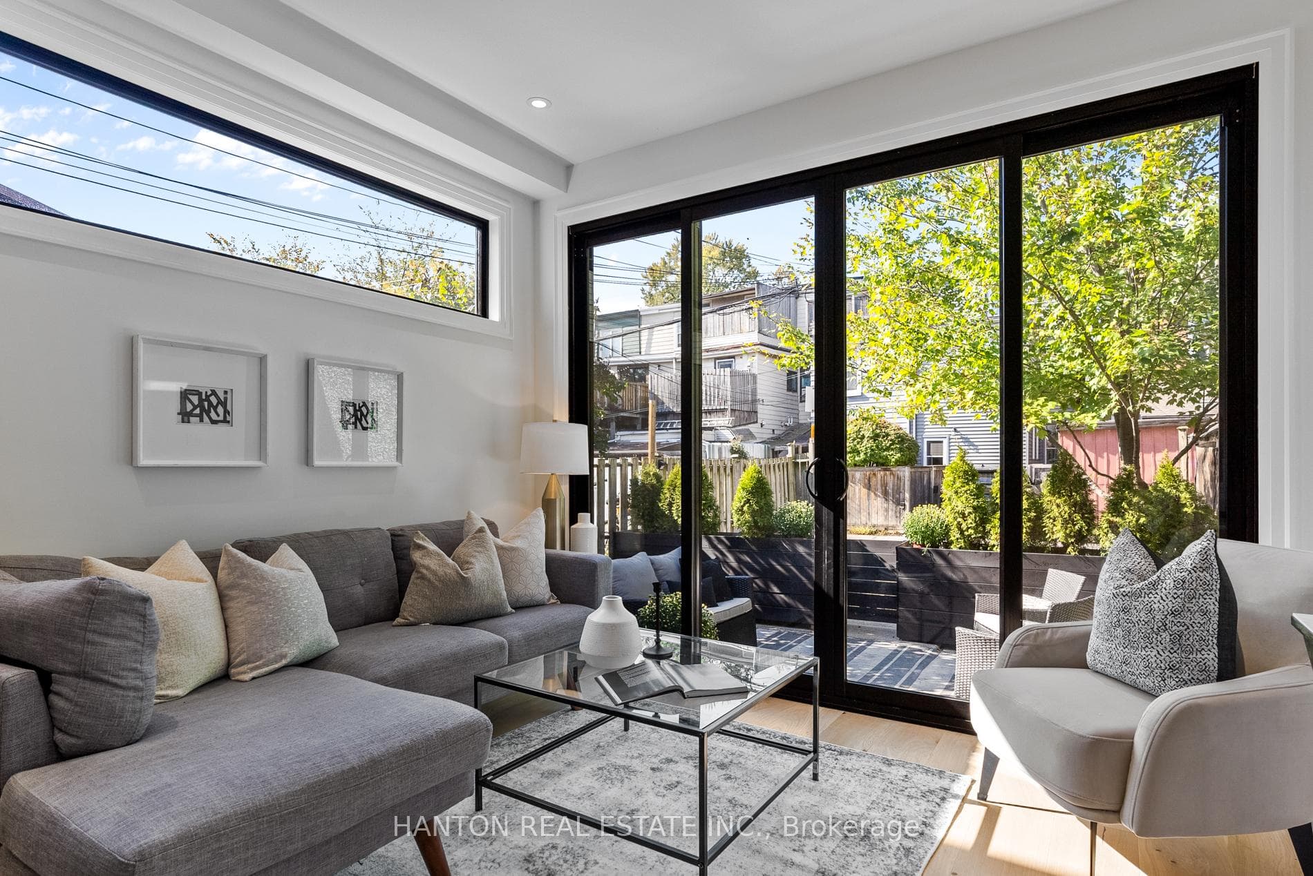 Back Lounge Area with Walk-Out