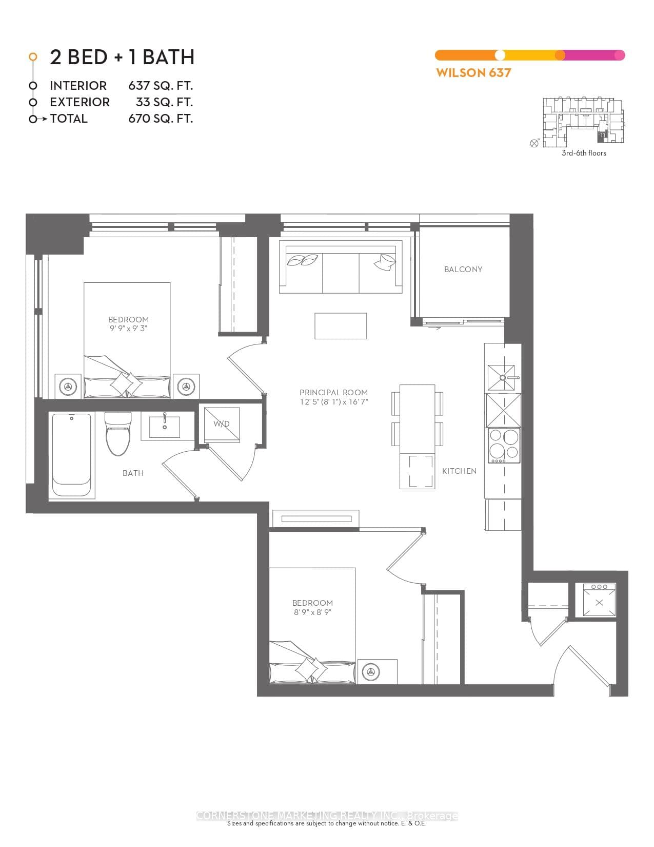 8 Tippett Road Unit 511, North York (Bathurst Manor / Clanton Park), ON M3H 0E7 - Photo 1