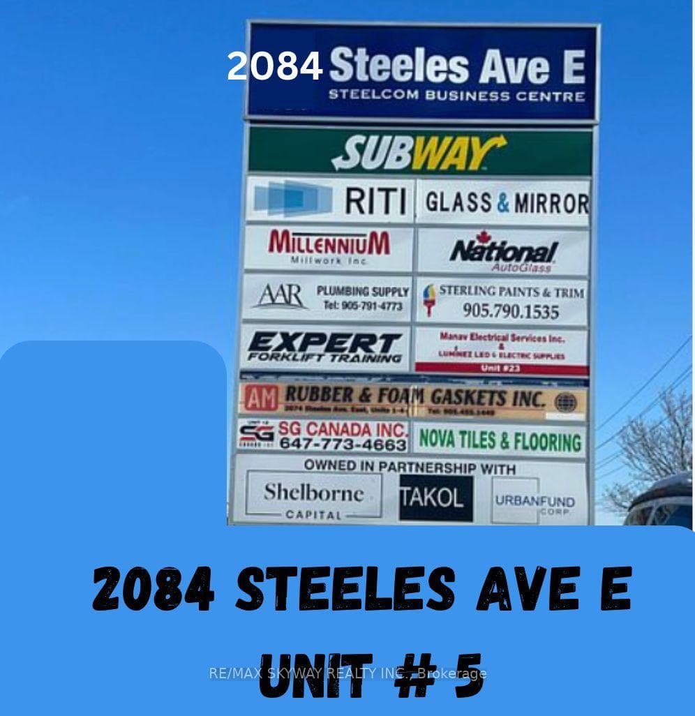 2084 Steeles Avenue Unit 5, Brampton, ON L6Y 0A7 - Photo 1