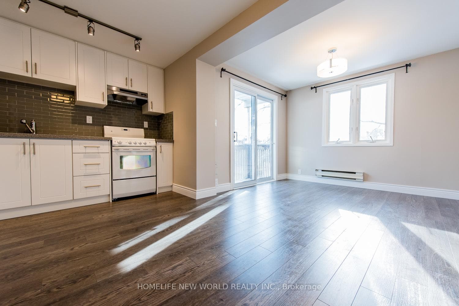 Open concept kitchen and living Room