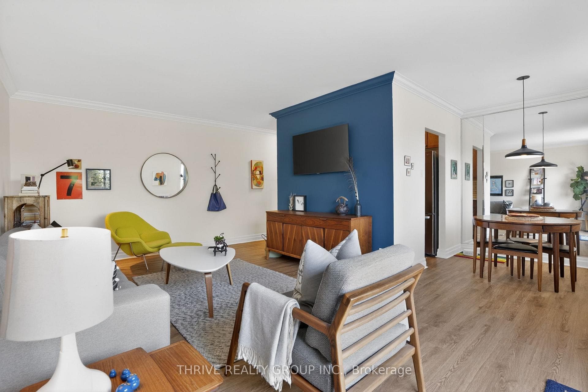 Open, bright, spacious living are
