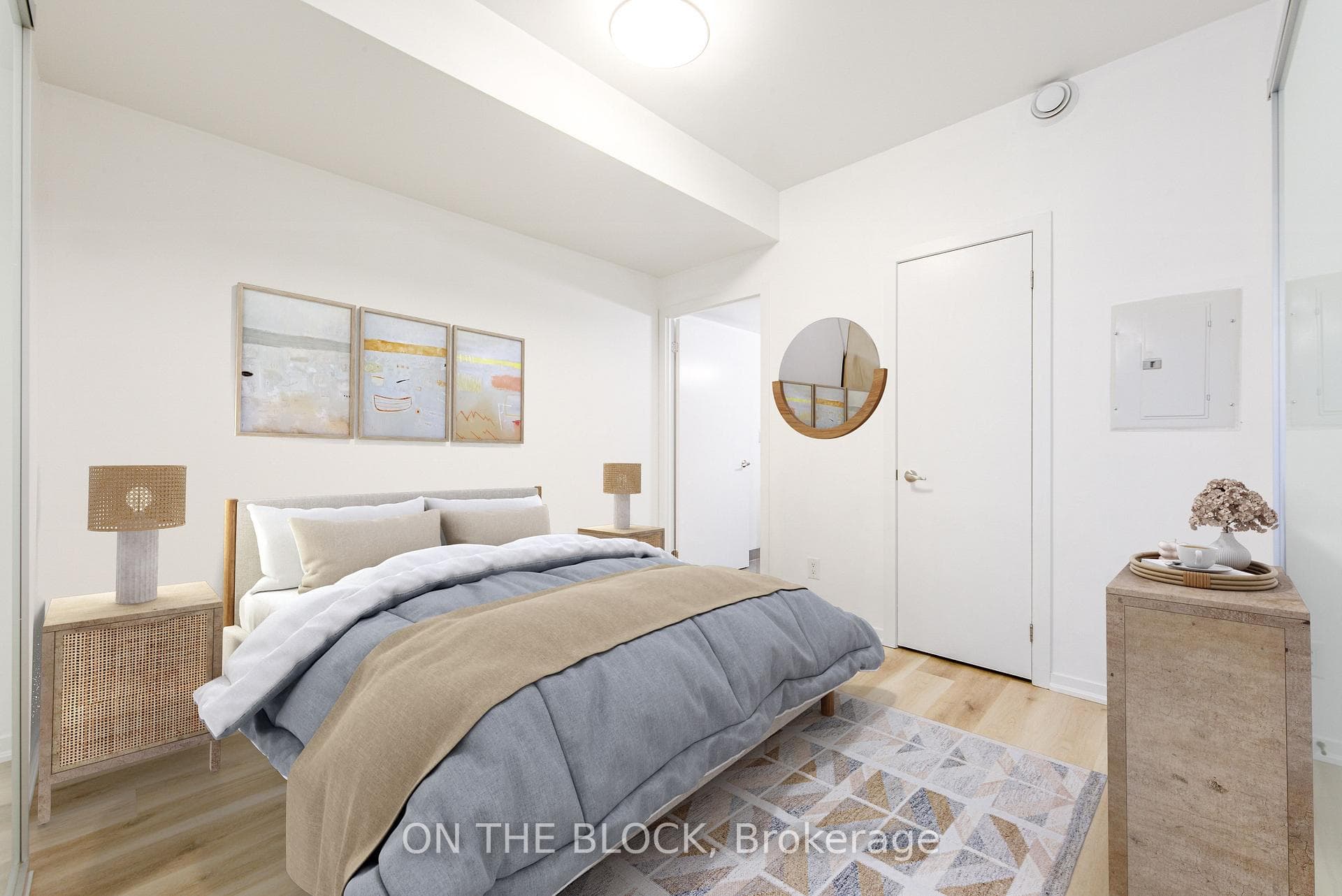 Virtually Staged Bedroom