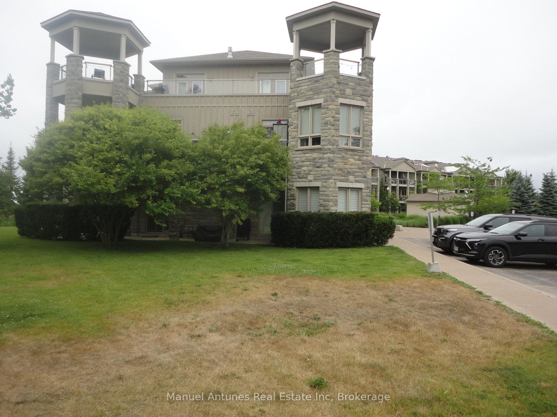 South side of building