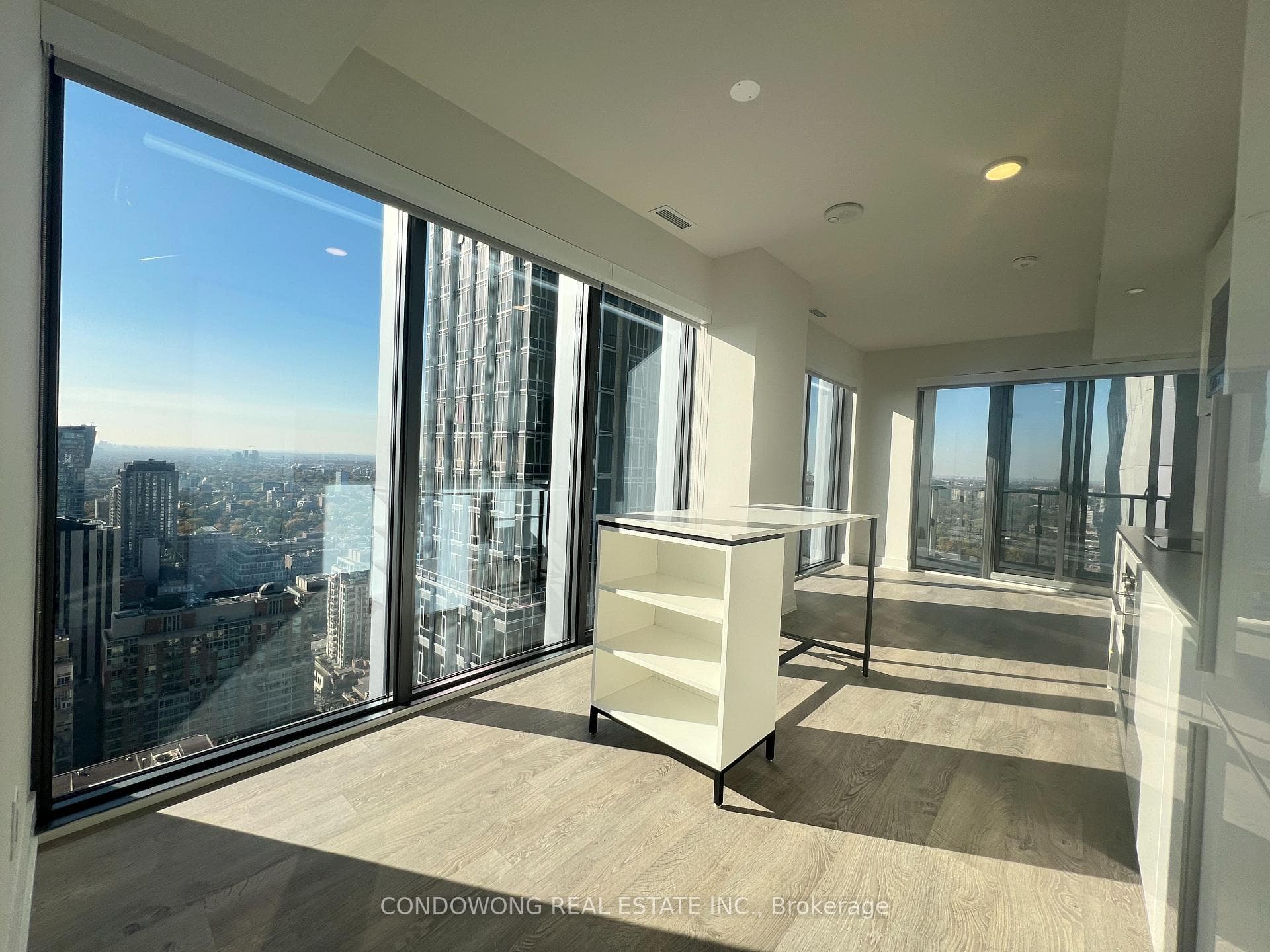 The whole unit is very bright and spacious