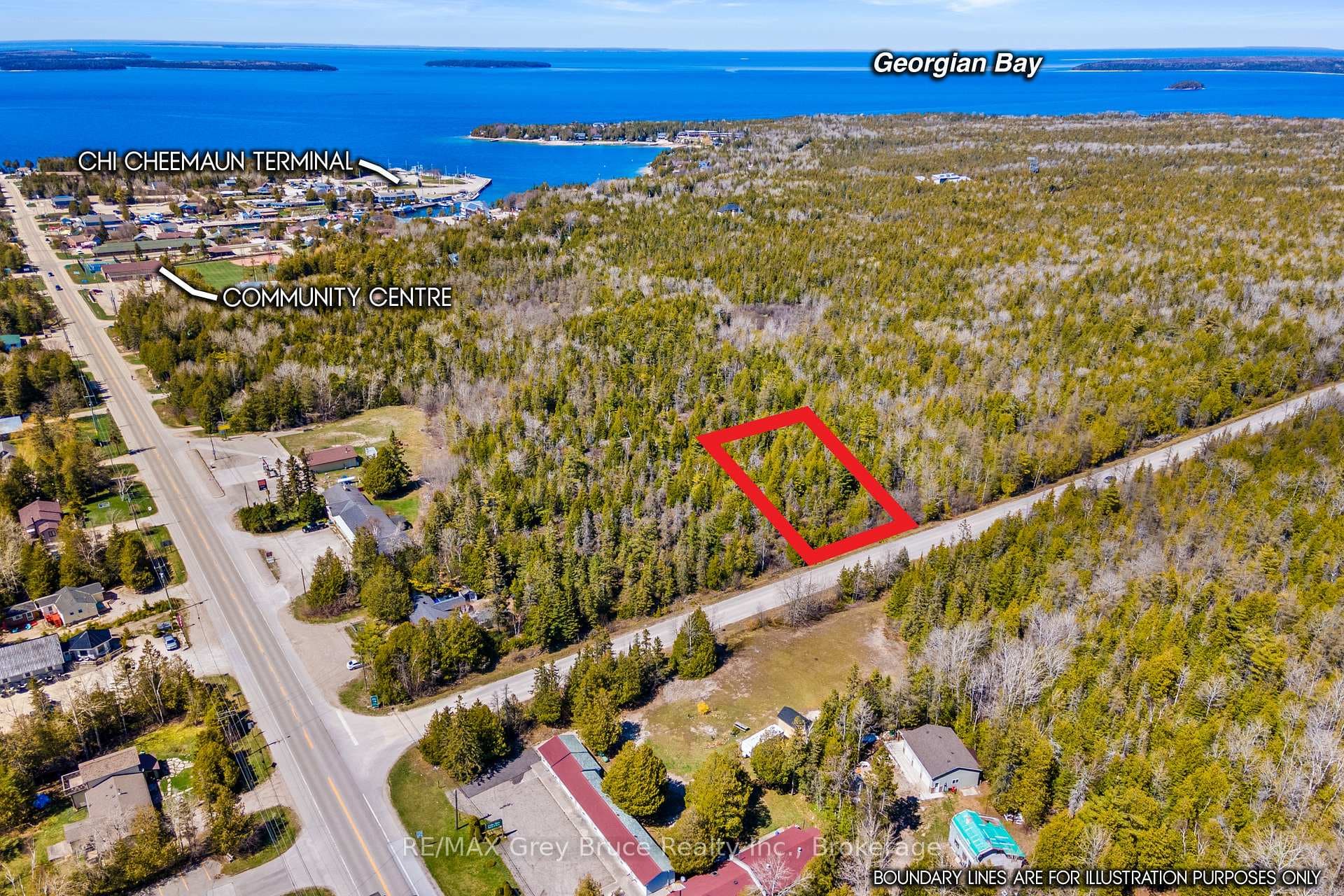 Close to amenities in Tobermory