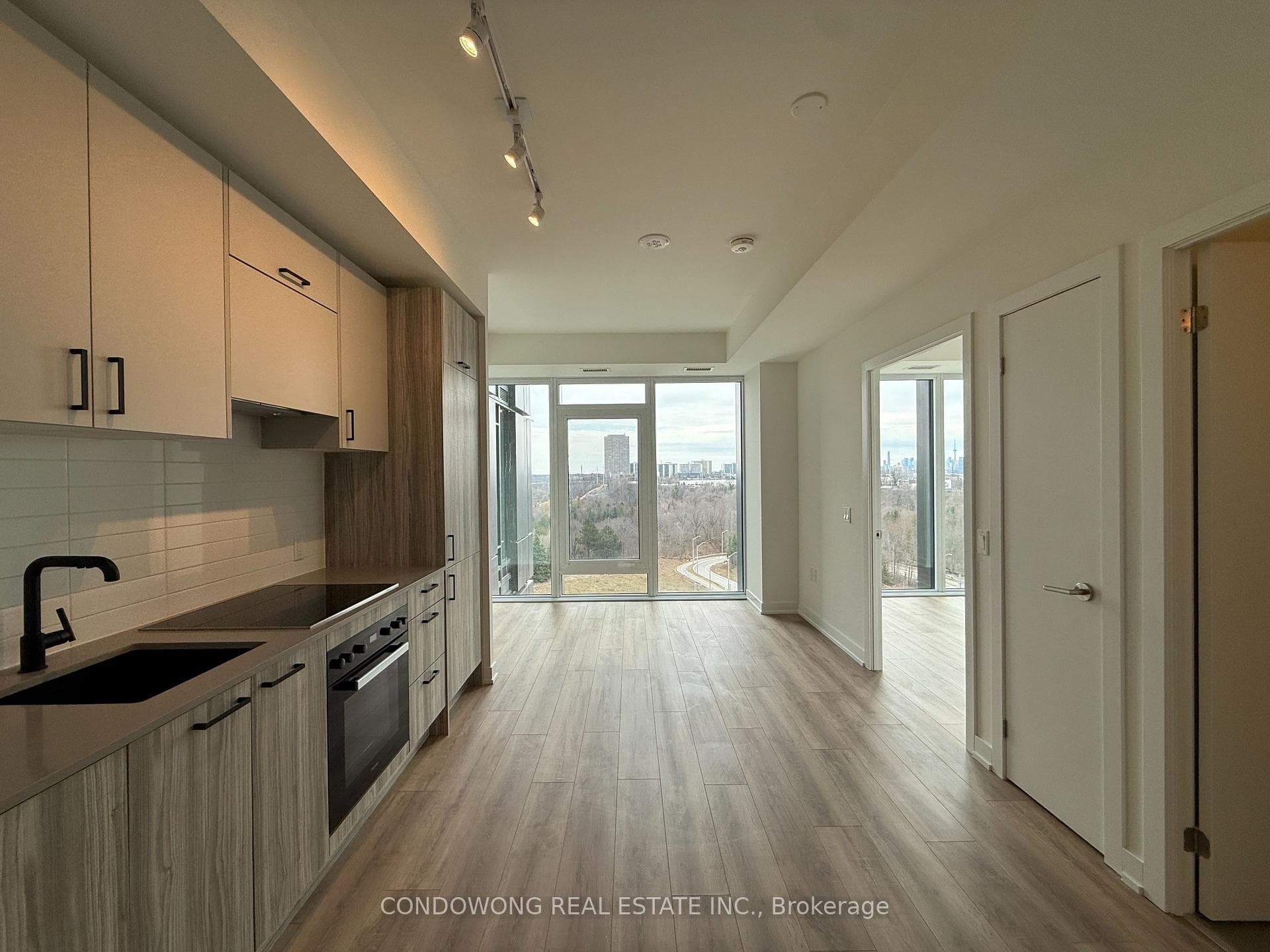 The whole unit is very bright and spacious