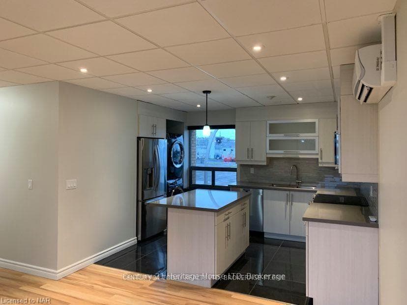 Open-concept kitchen and living room