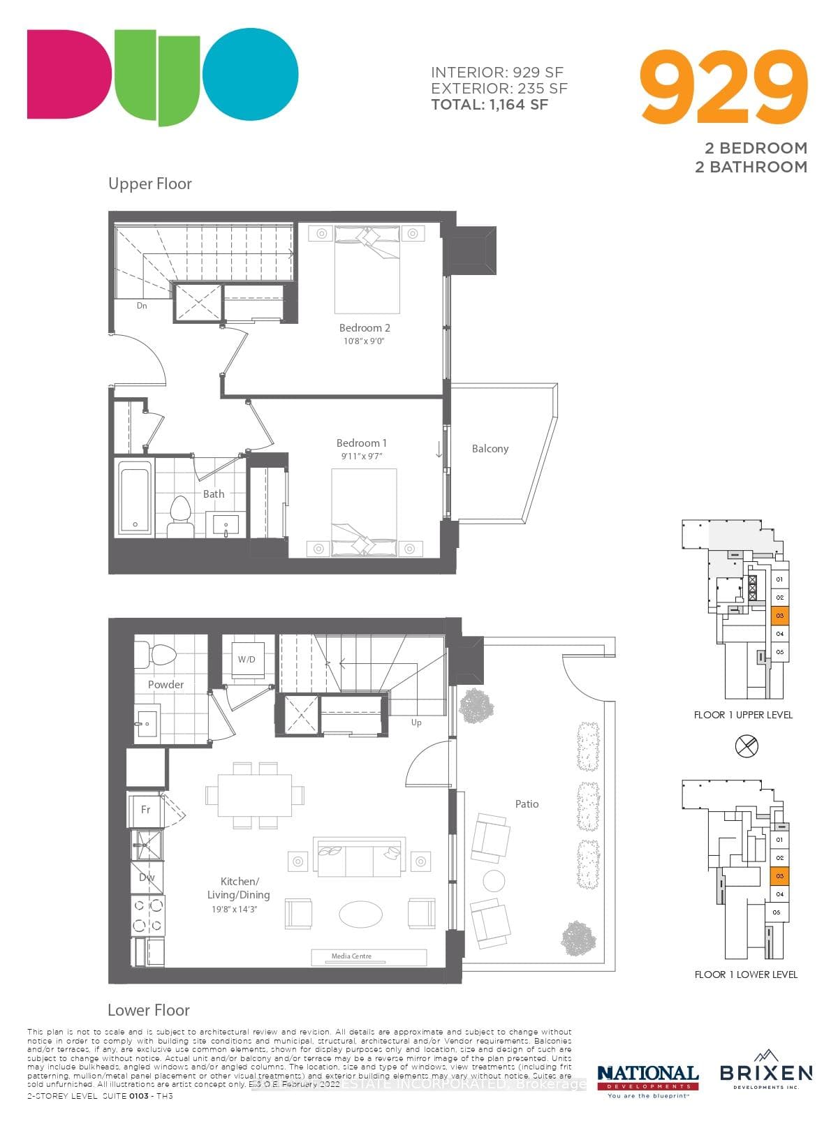 DUO Th03 Floor Plan