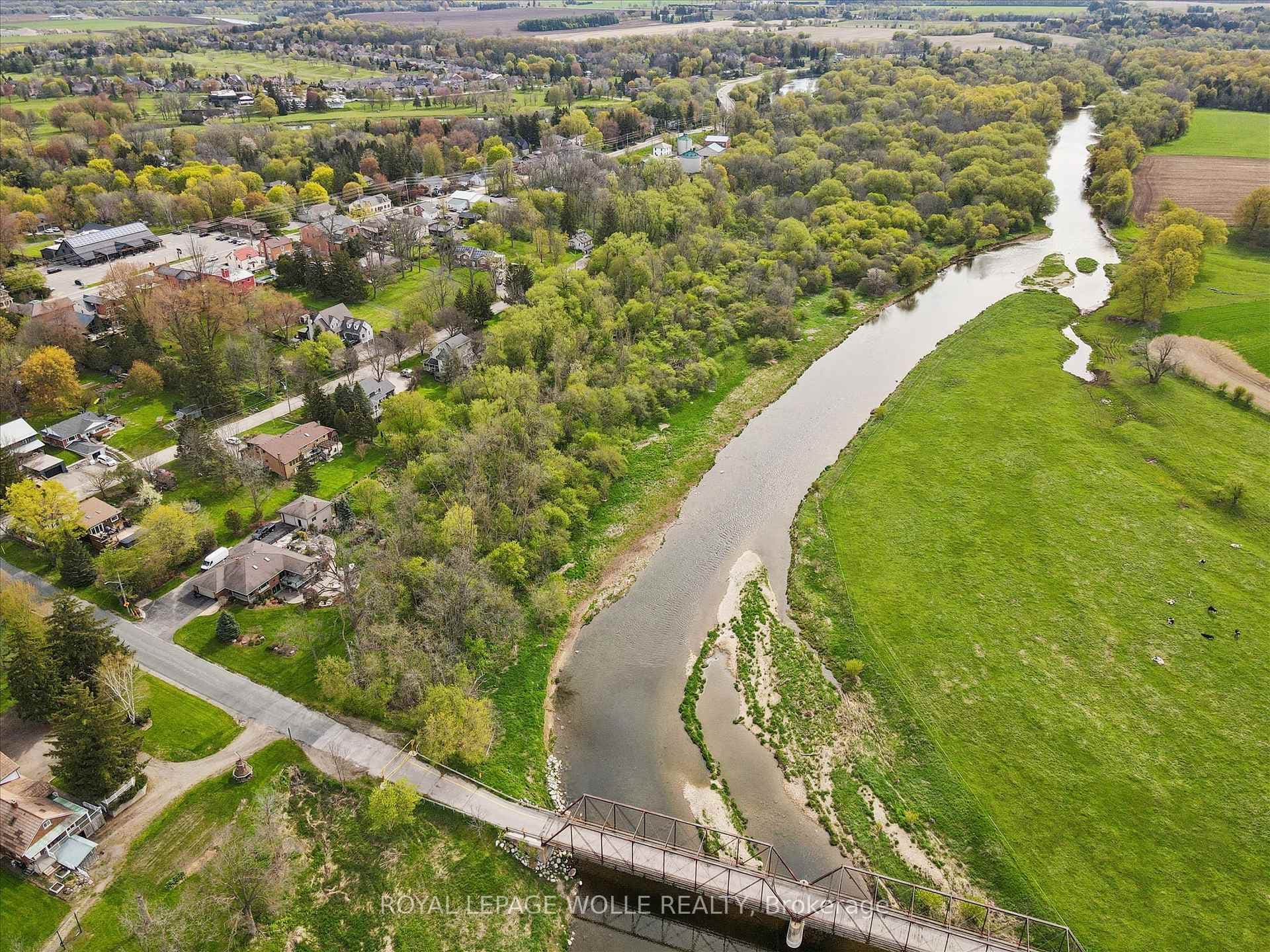 Aerial View of 36 Elgin Street East, Conestogo
