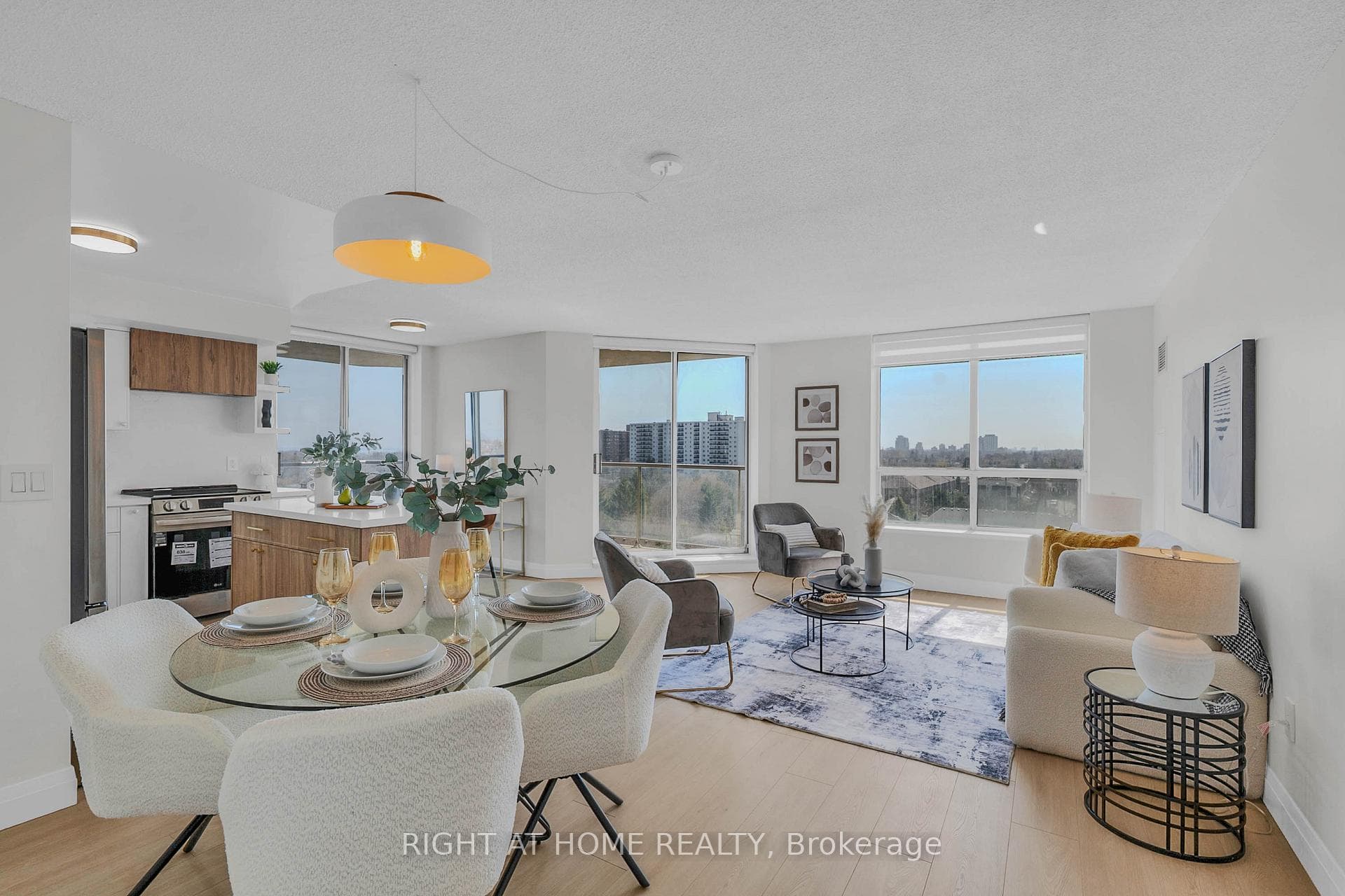 Kitchen/Dining/Living - Fully Renovated.