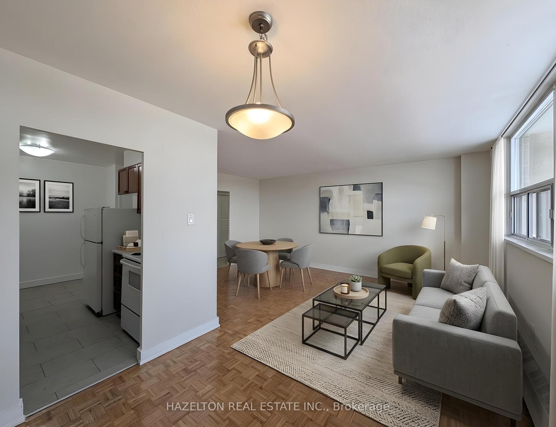 Virtually Staged Living Room