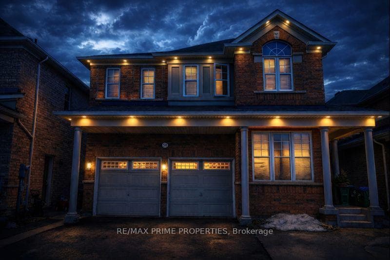 Beautiful exterior view at twilight