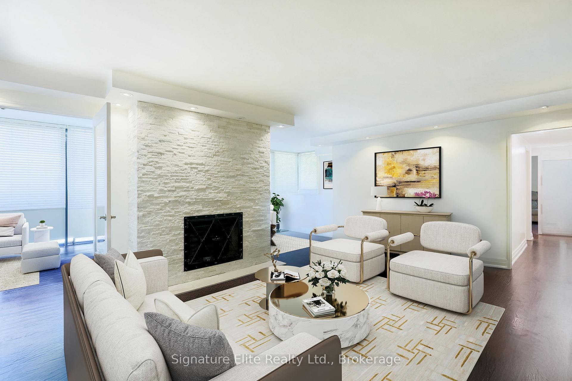 Living Room - Virtually Staged