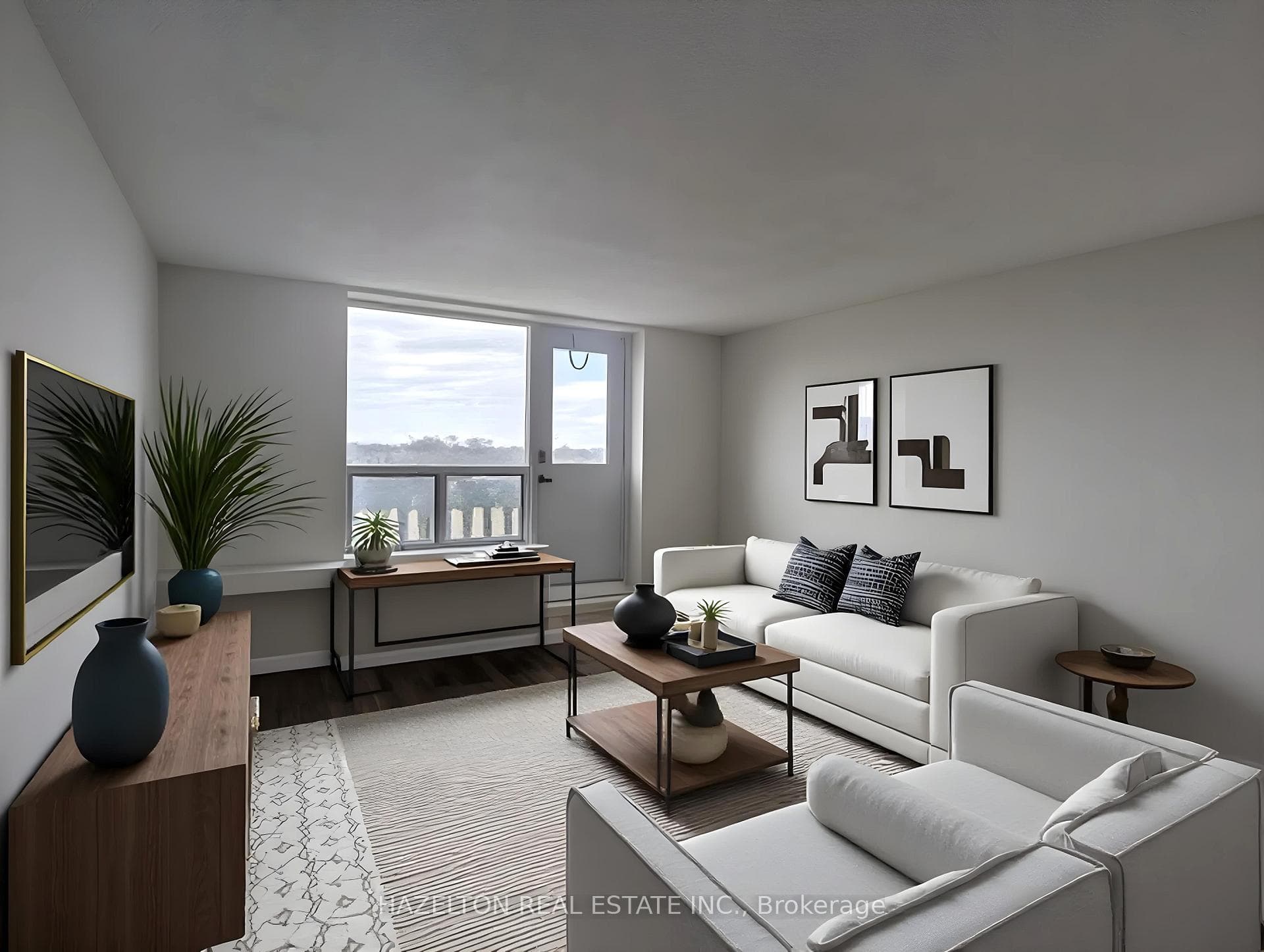 Virtually Staged Living Room