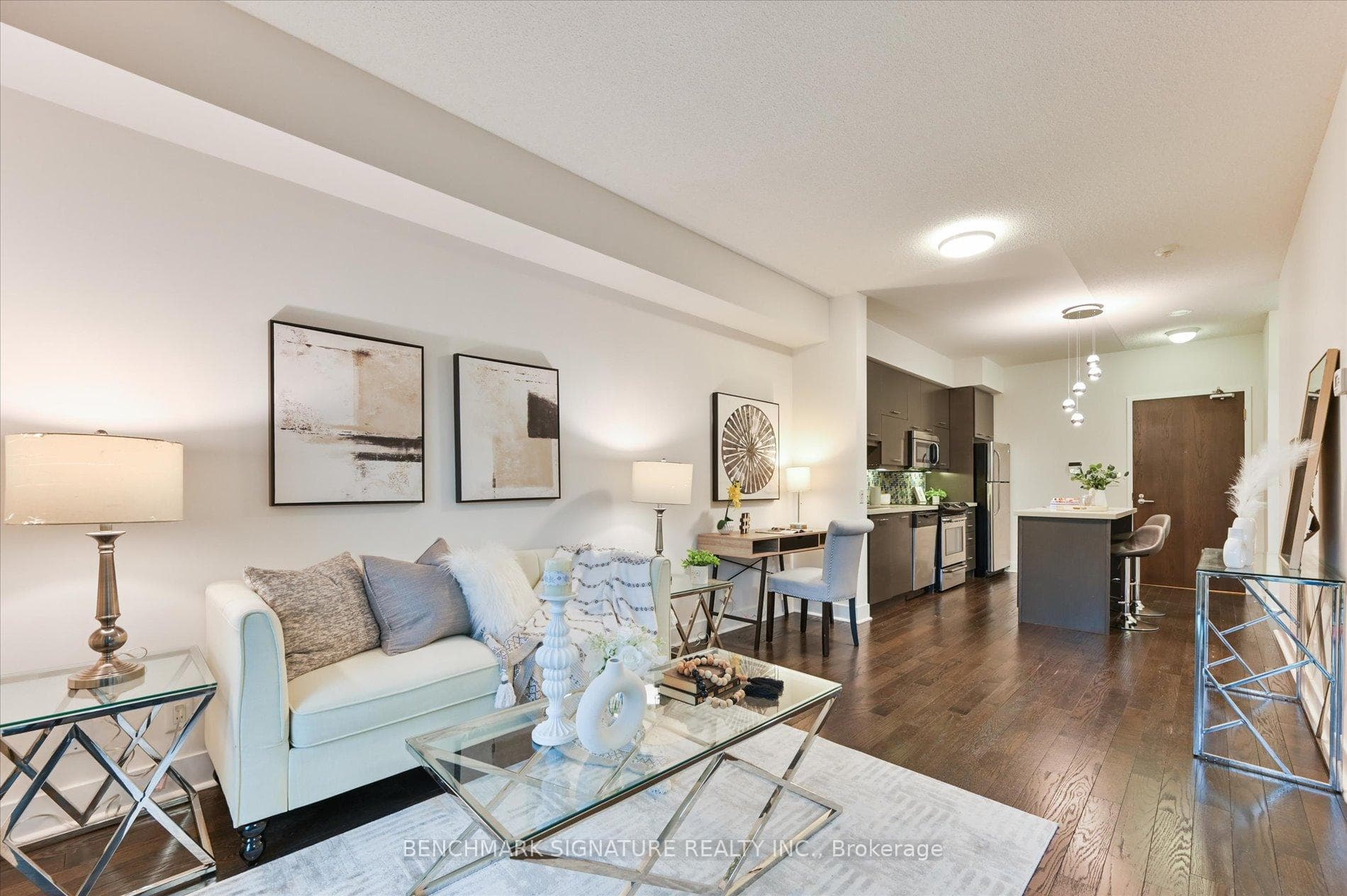 Living + Dining + Kitchen