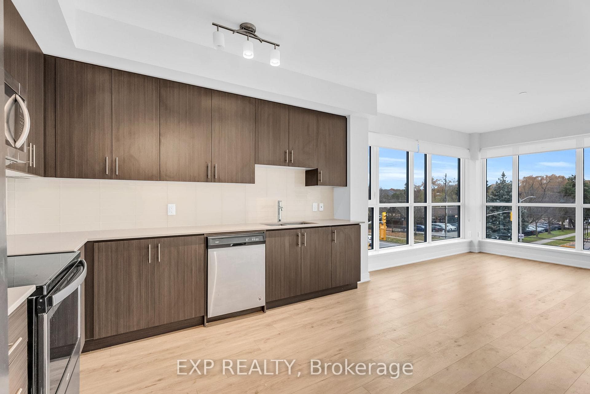 Kitchen open to Living Space