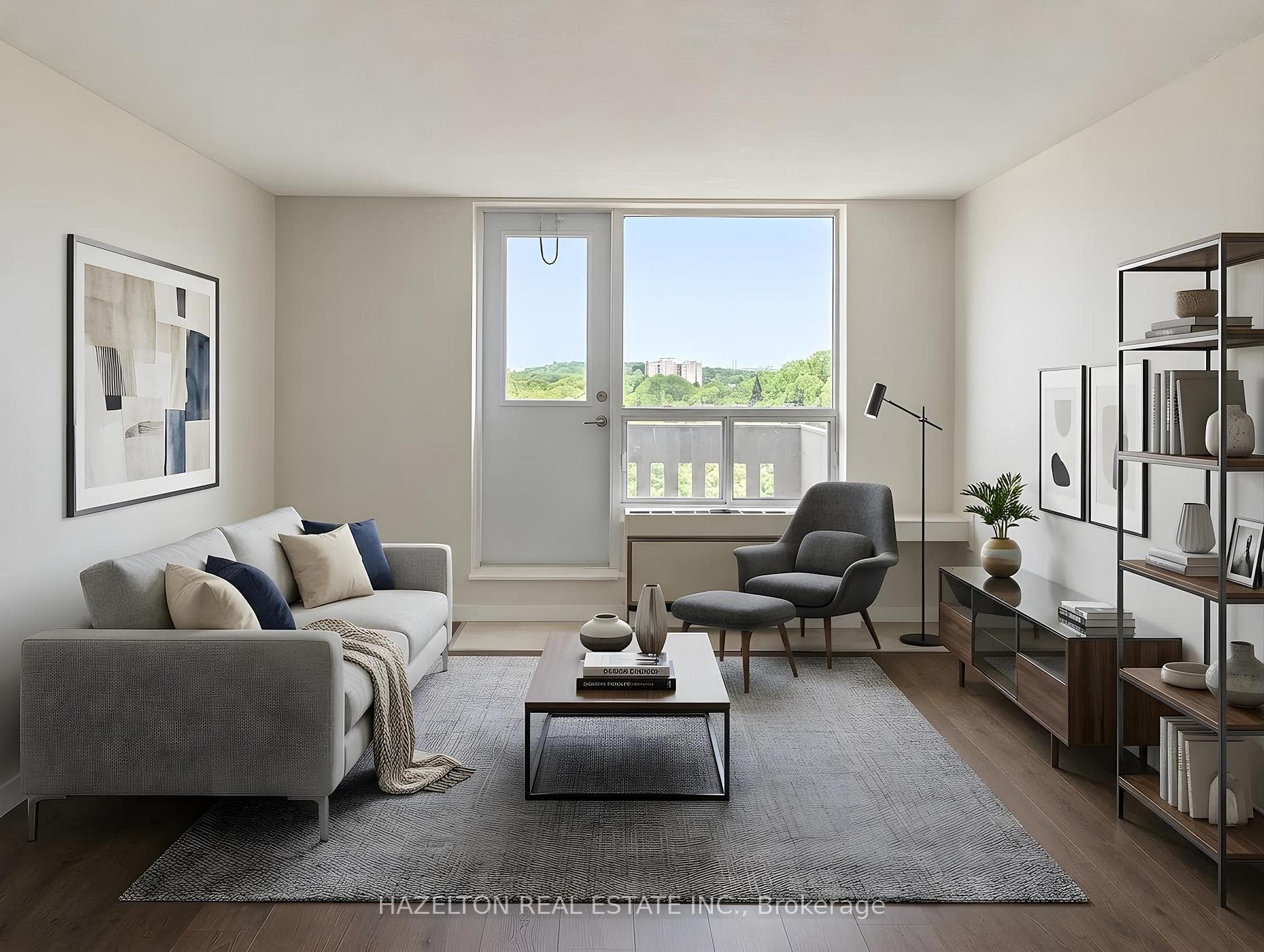 Virtually Staged Living Room