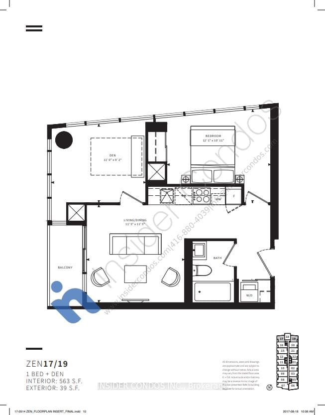 19 Western Battery Road Unit 717, Toronto C01