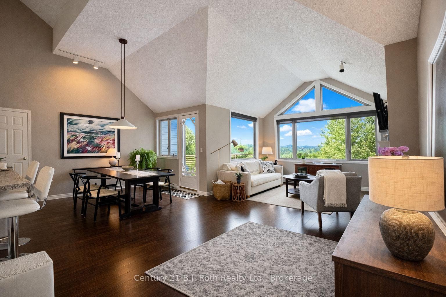 Open Concept with high ceilings