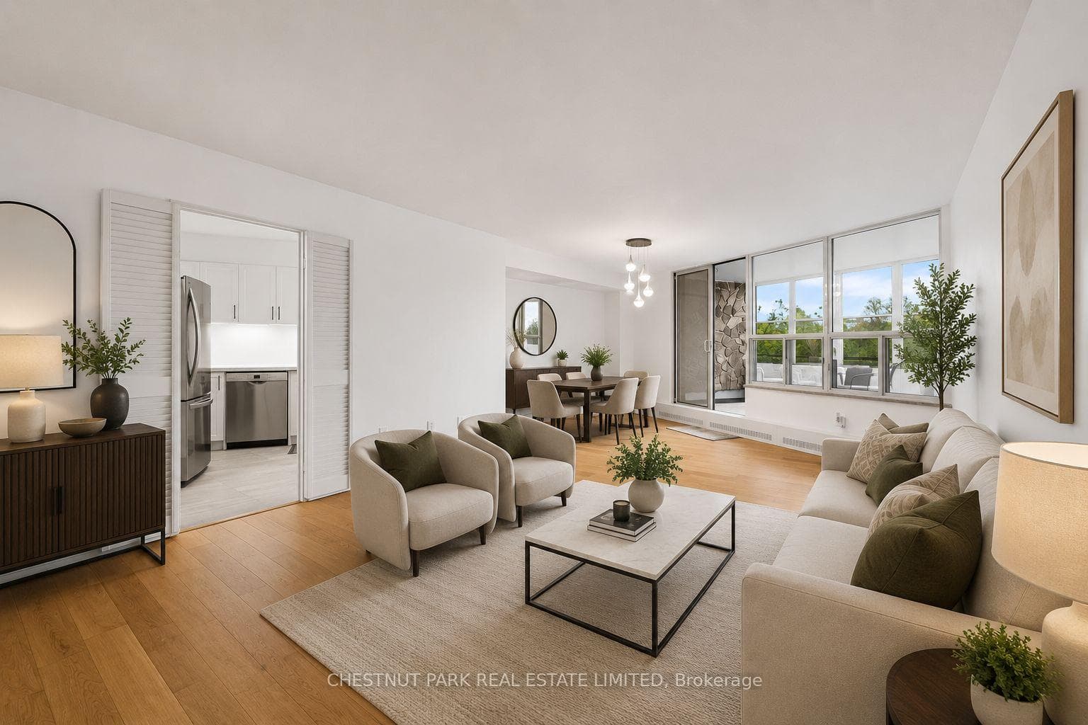 *Virtually Staged* Living Room