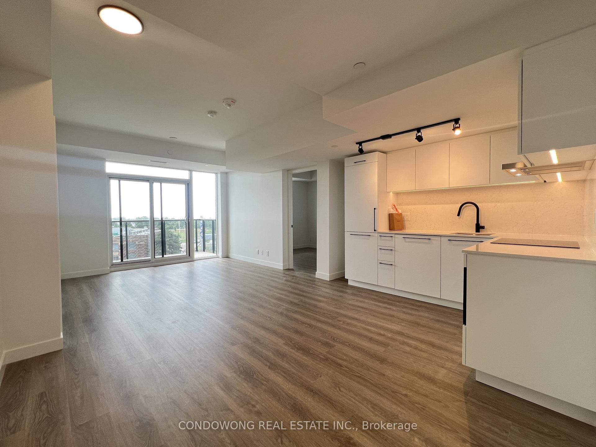 The whole unit is very bright and spacious