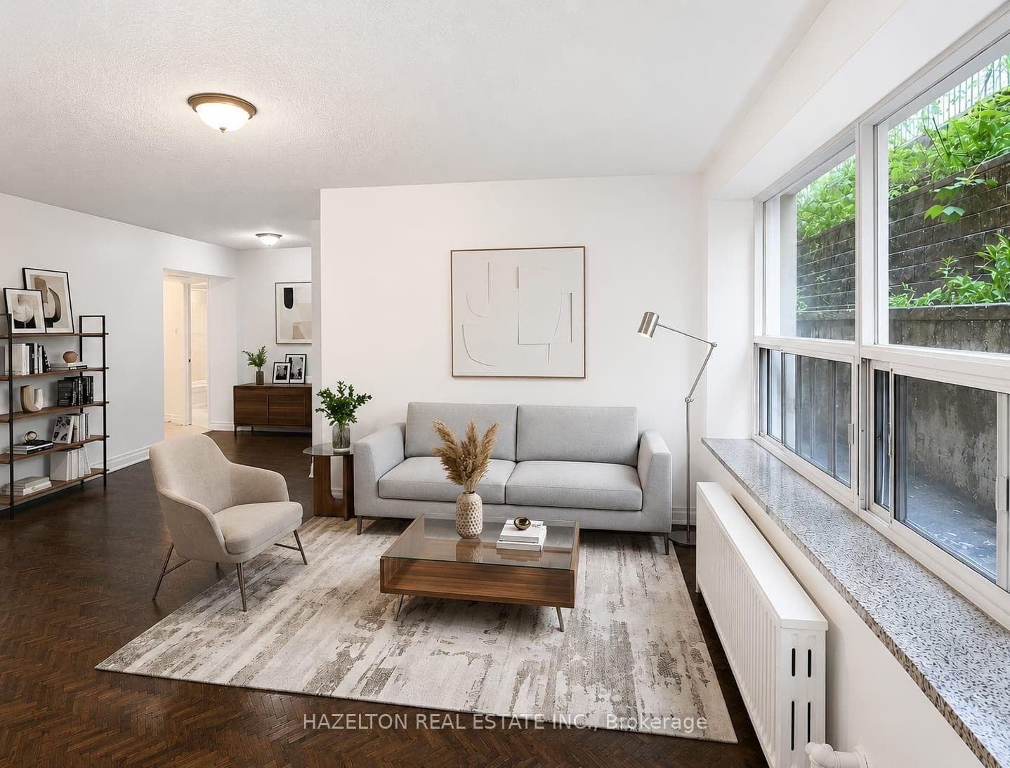 Virtually Staged Living Room