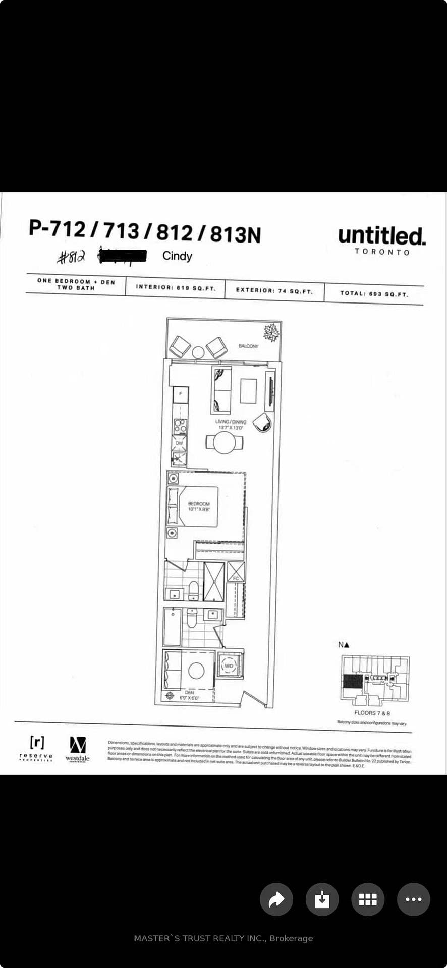 120 Broadway Avenue Unit 812, Leaside / Davisville, ON M4P 0E9 - Photo 1