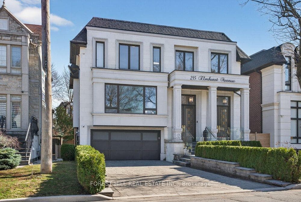 Elegant limstone Exterior W/ Heated driveway