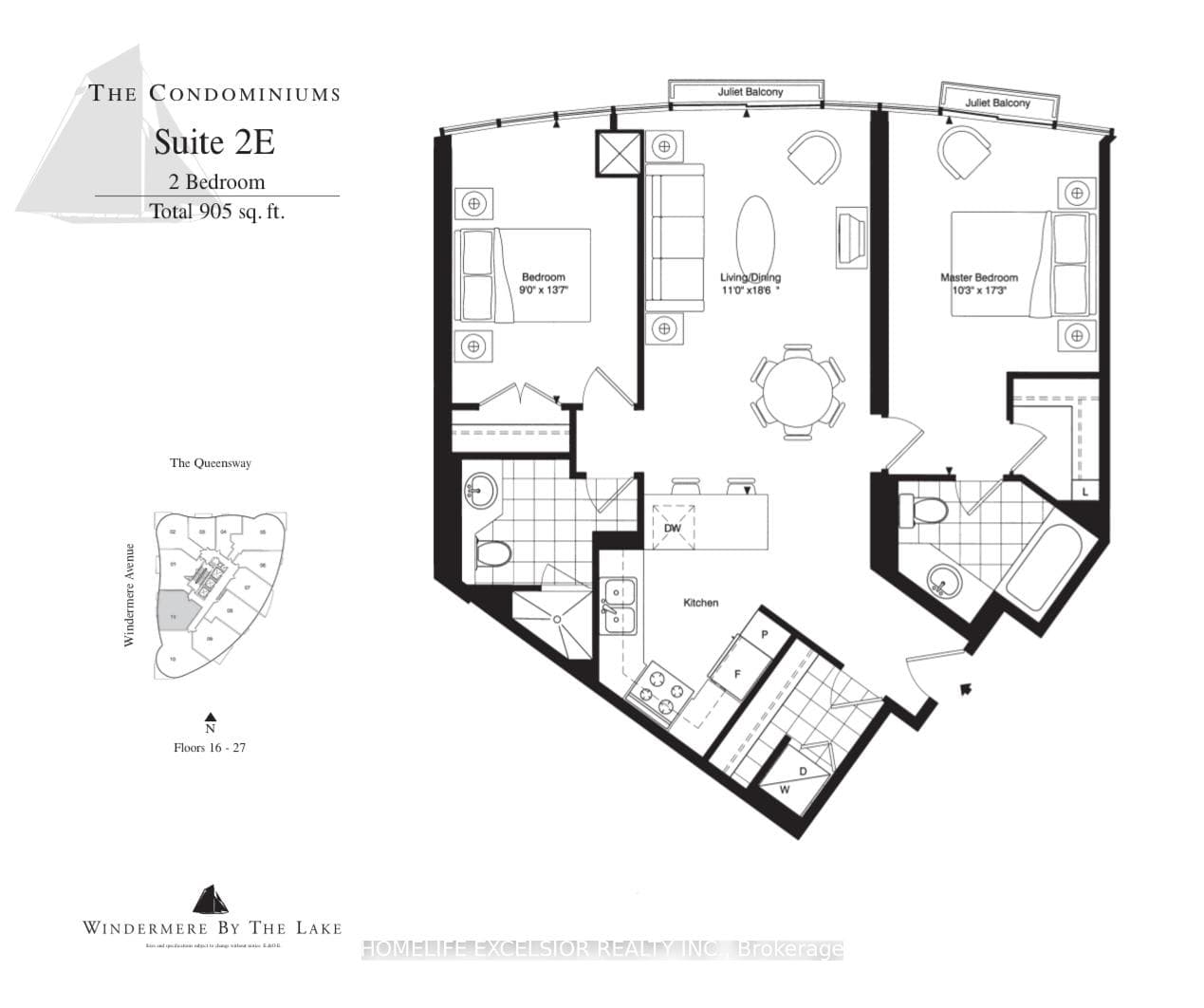 15 Windermere Avenue Unit 2411, High Park / Junction / Roncesvalles, ON M6S 5A2 - Photo 1