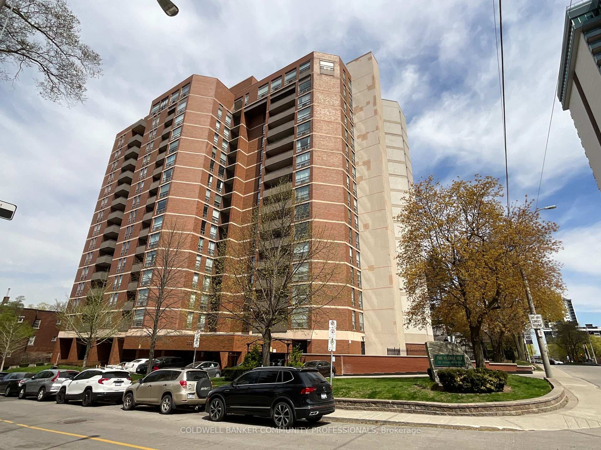 Front of condo