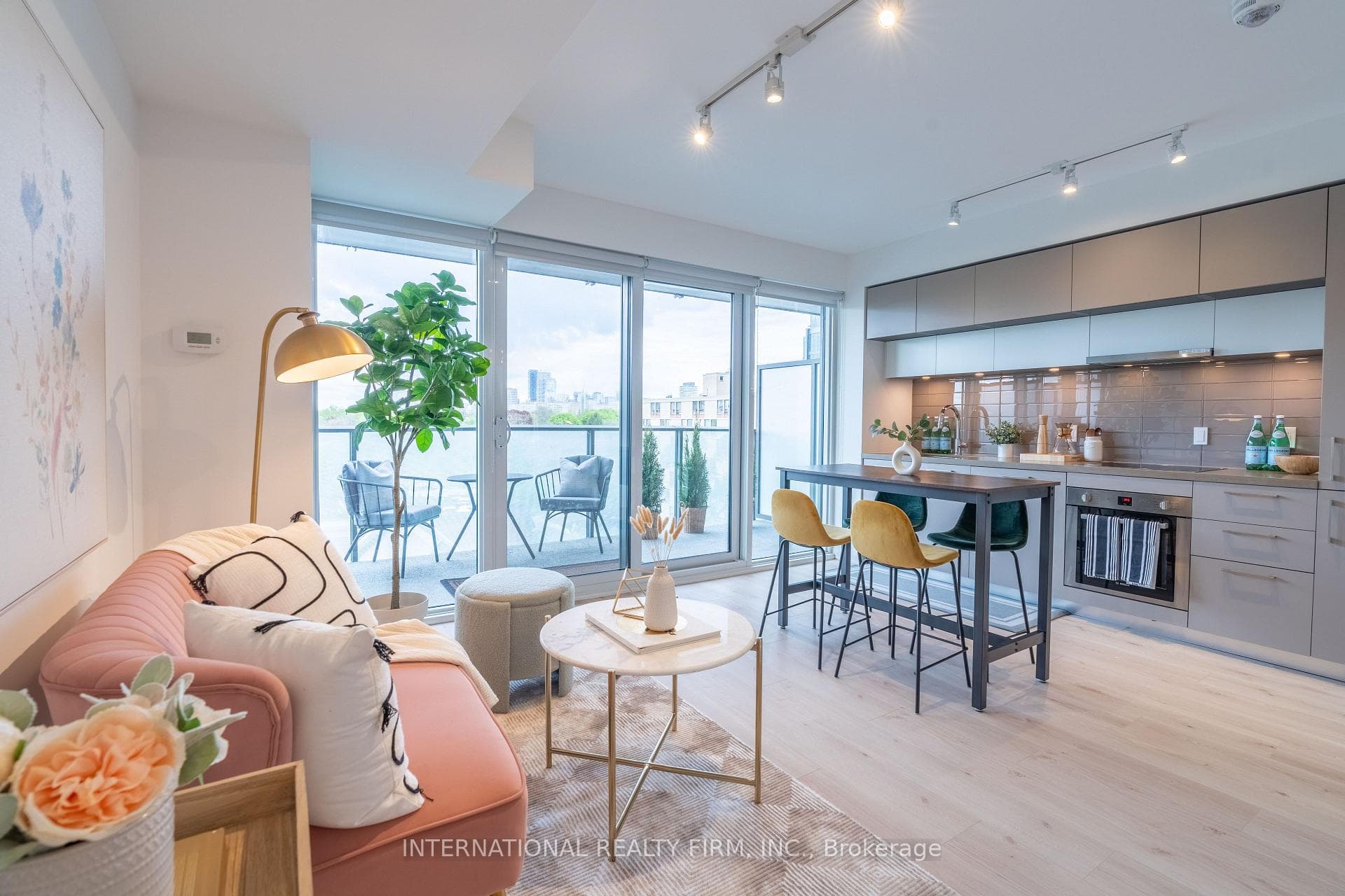 Living Room Overlooking Kitchen