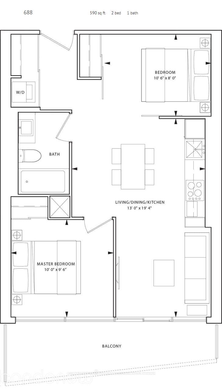 85 Wood Street Unit 523, Toronto C08