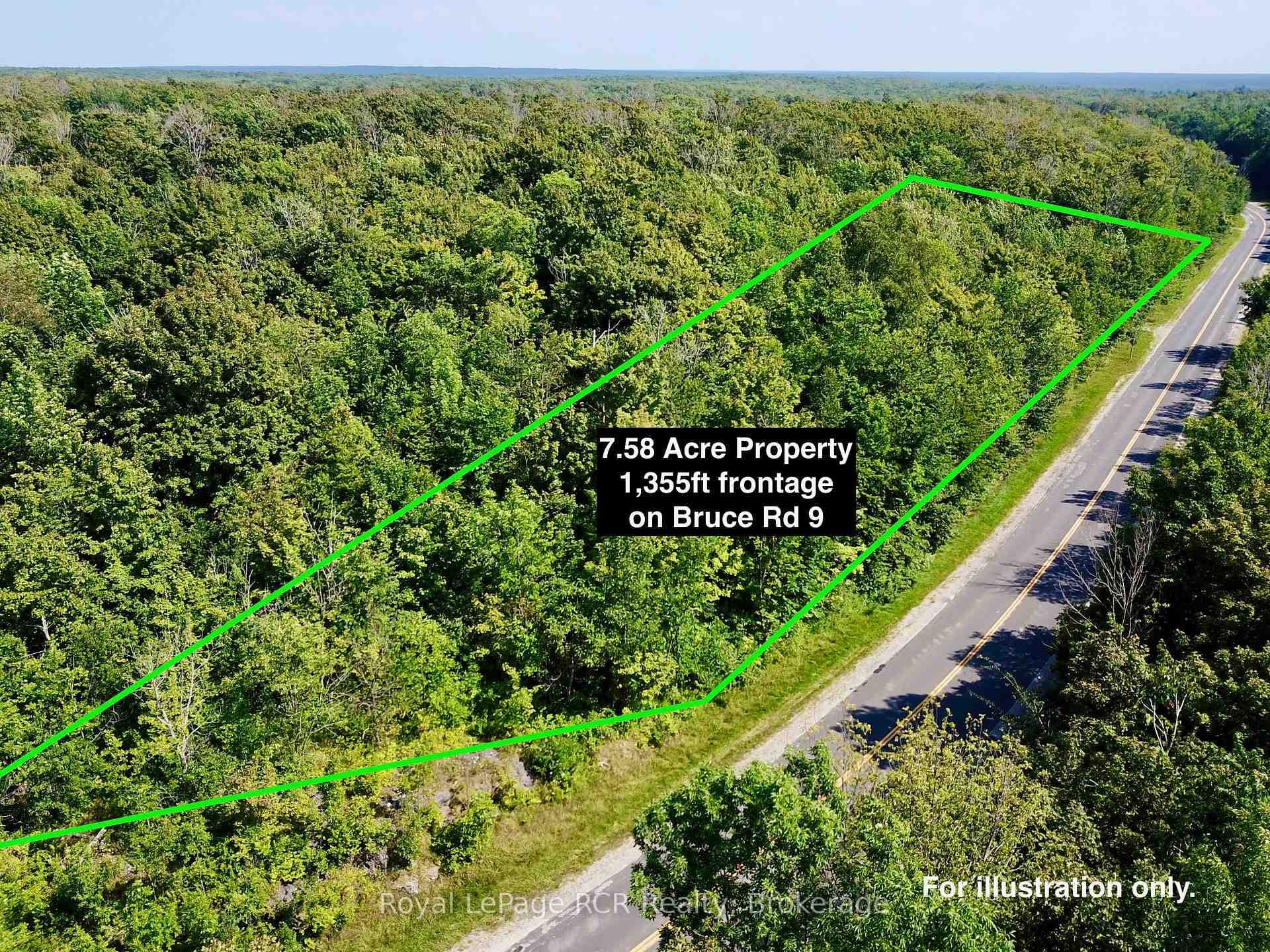 7.58 acre building lot minutes from Georgian Bay.