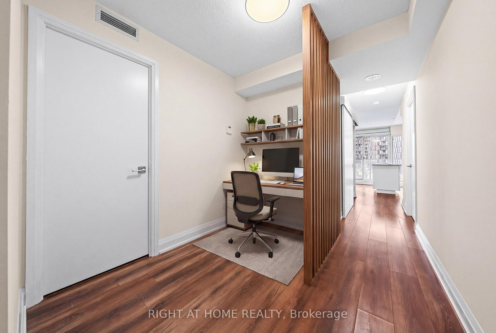 Virtually Staged Den