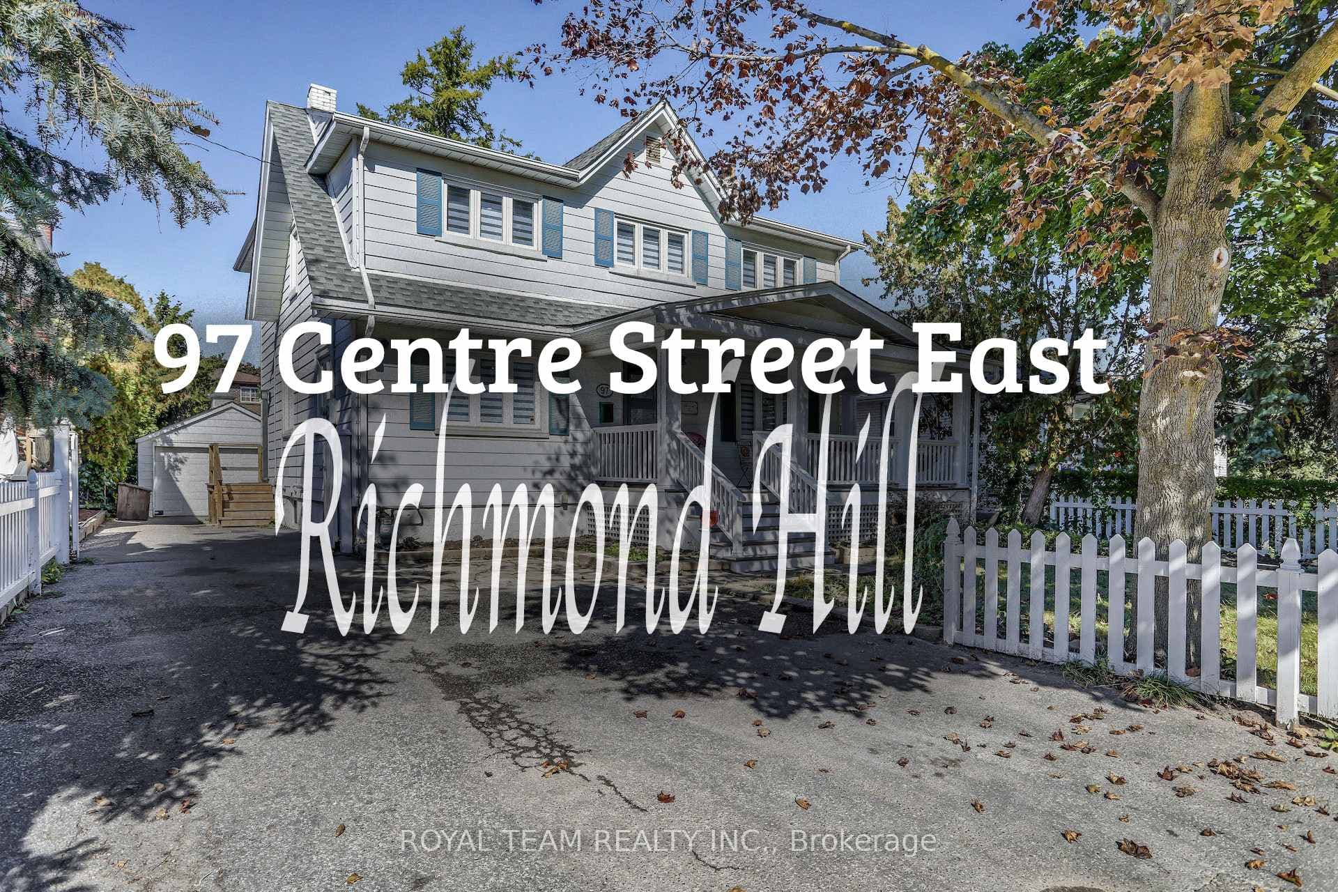 97 Centre Street, Richmond Hill