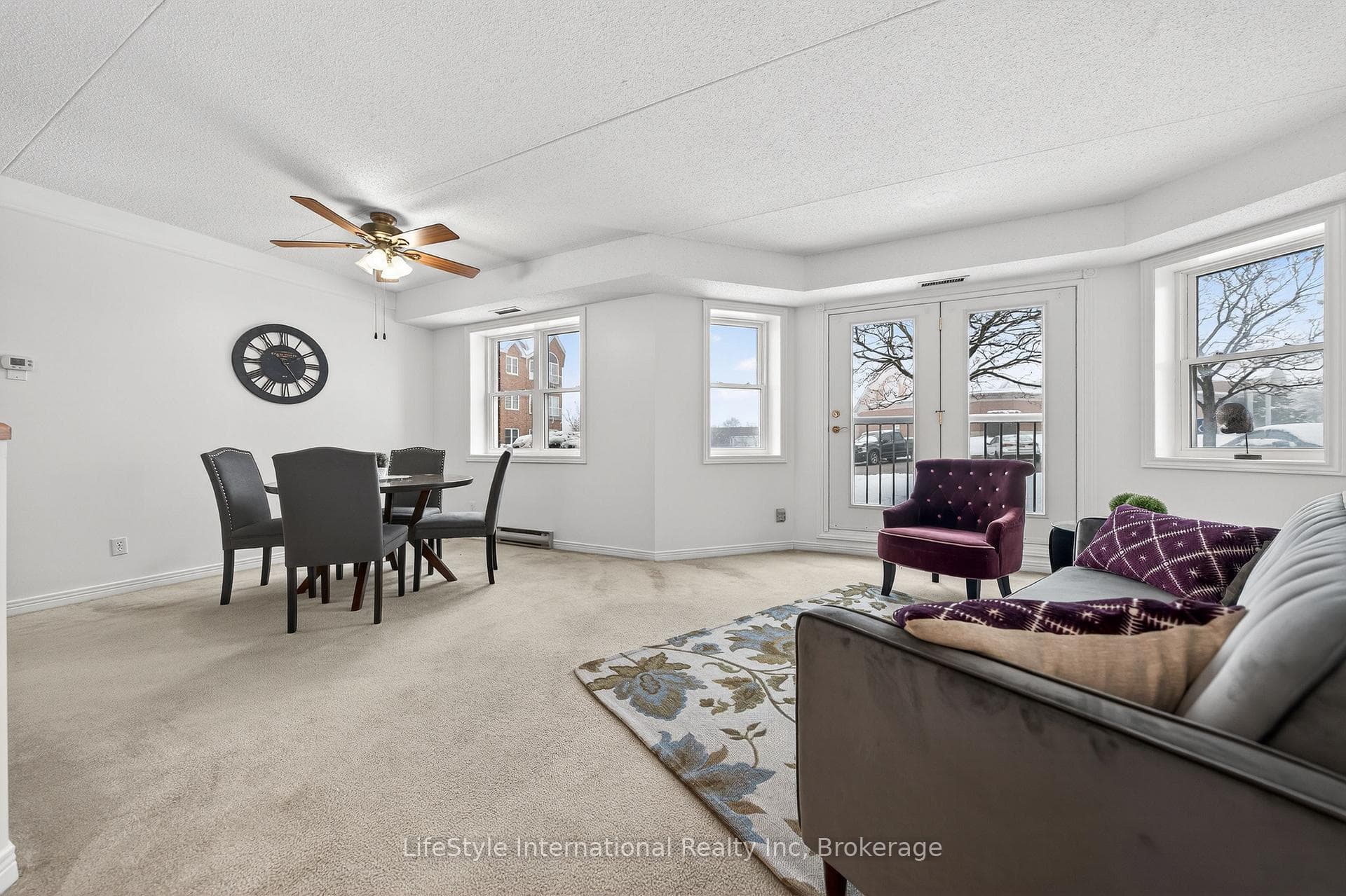 Living room with access to your Juliet balcony