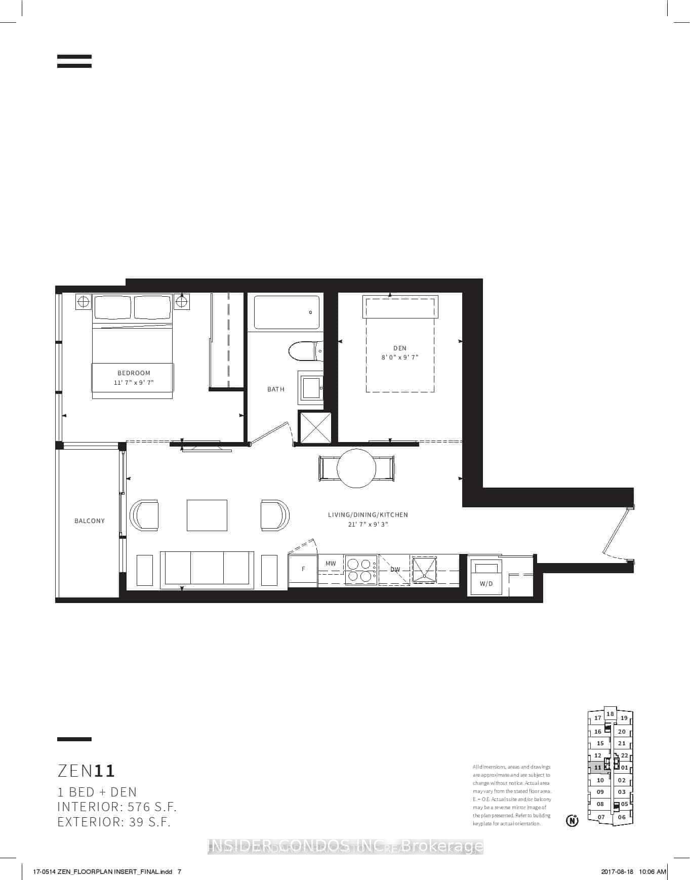 19 Western Battery Road Unit 3011, Toronto C01