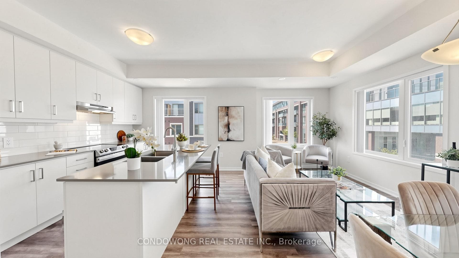 Fall in love with bright & spacious corner unit!