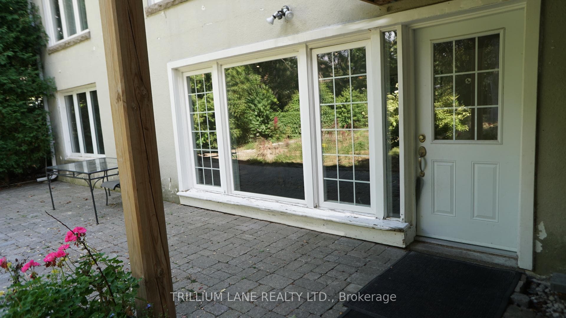 Living room window and exterior door