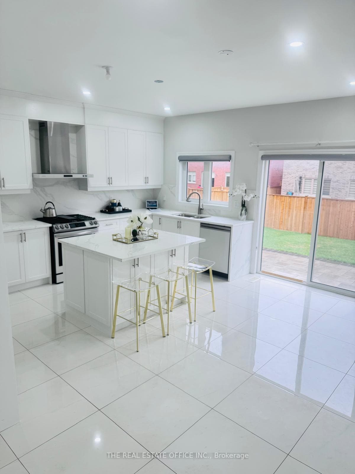 Kitchen Walk out to Patio