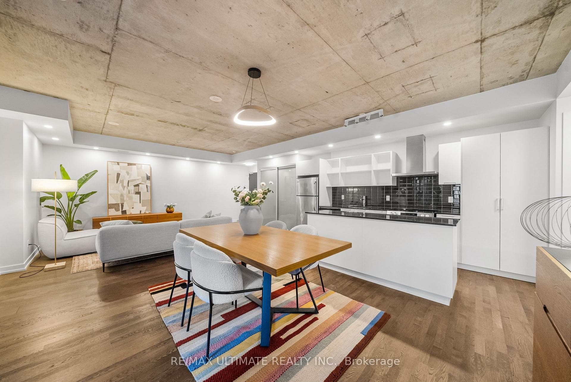 Open concept Living Room, Kitchen, Dining Room