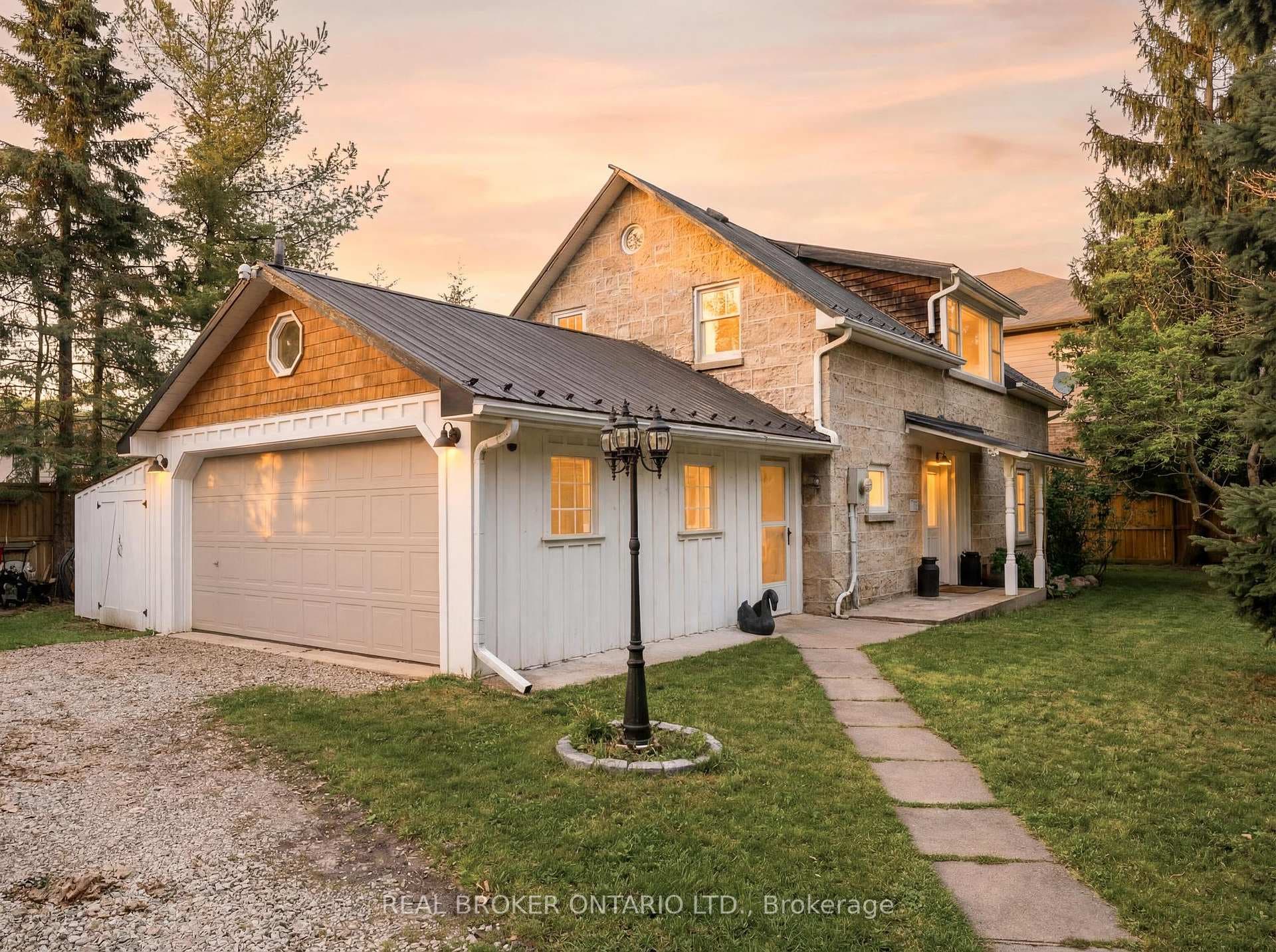 Front of the home/garage