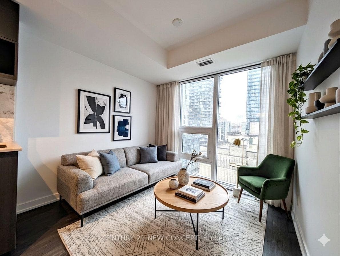 VIRTUALLY STAGED - LIVING ROOM