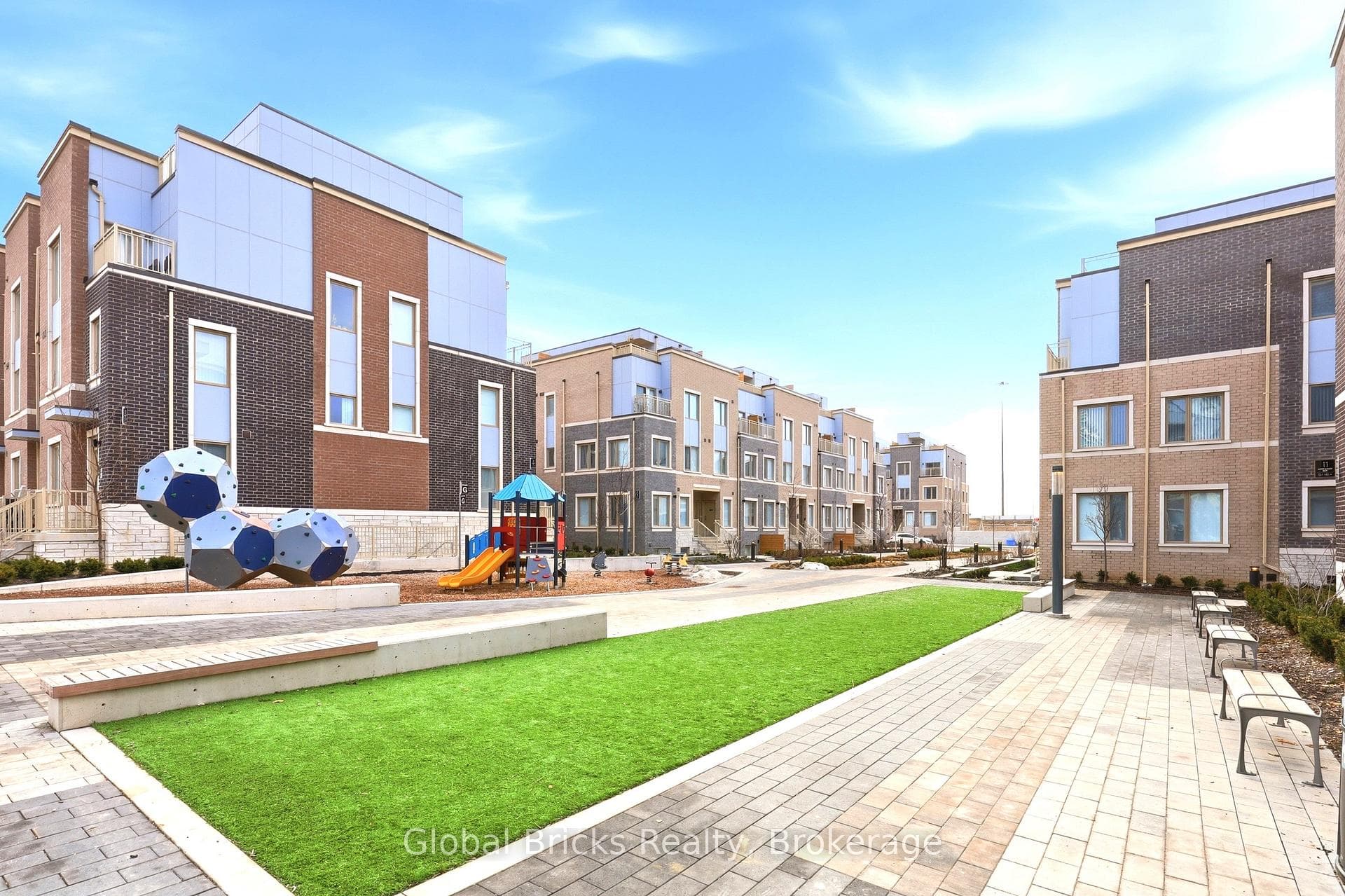 Walking and Playground Areas