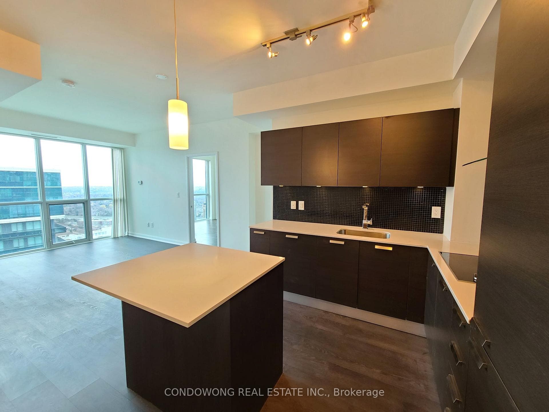 The whole unit is very bright and spacious
