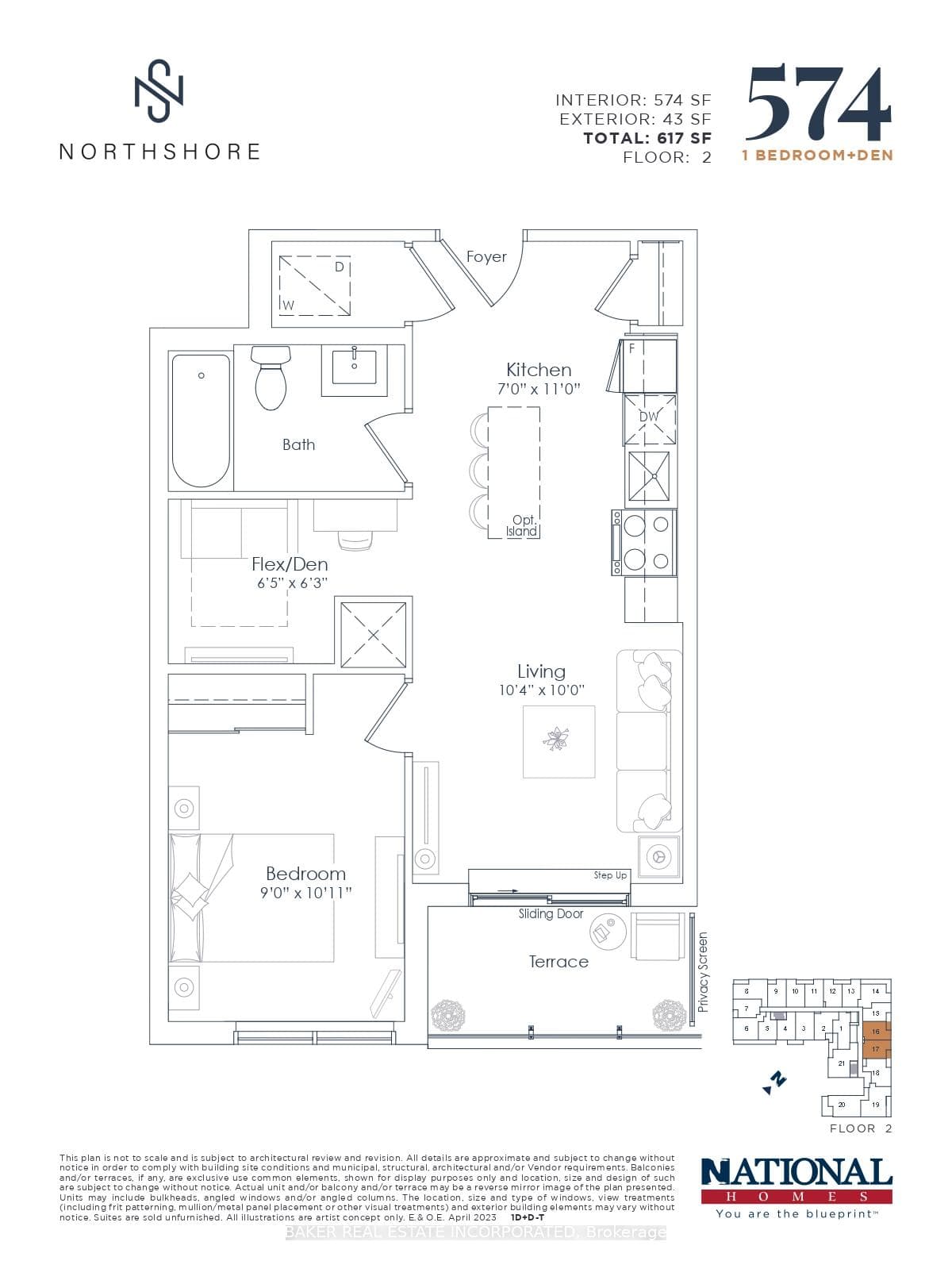 Unit 217 - Floor Plan