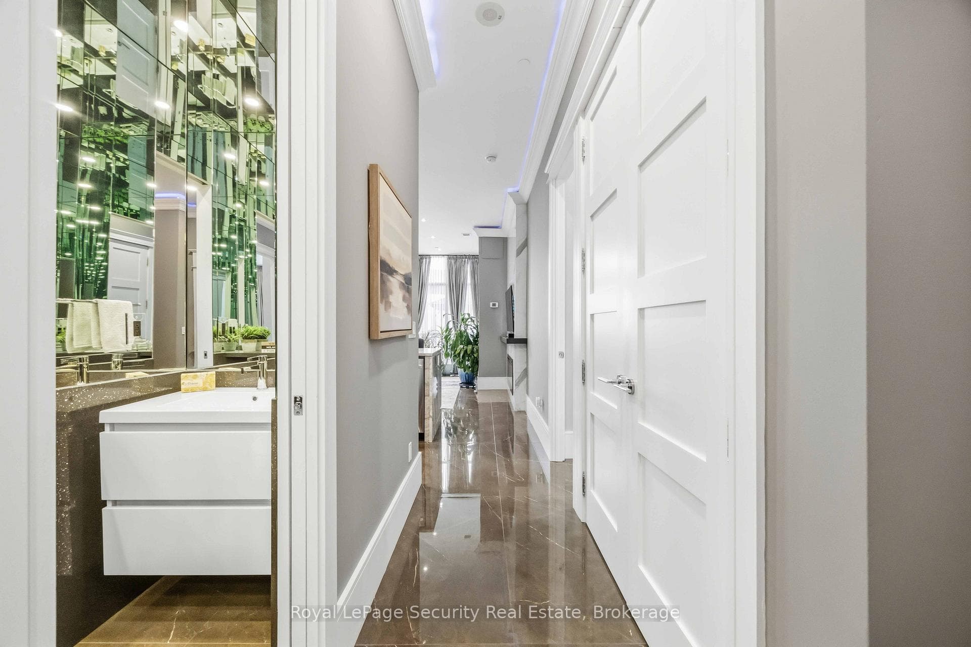 Italian Porcelain Floors Throughout