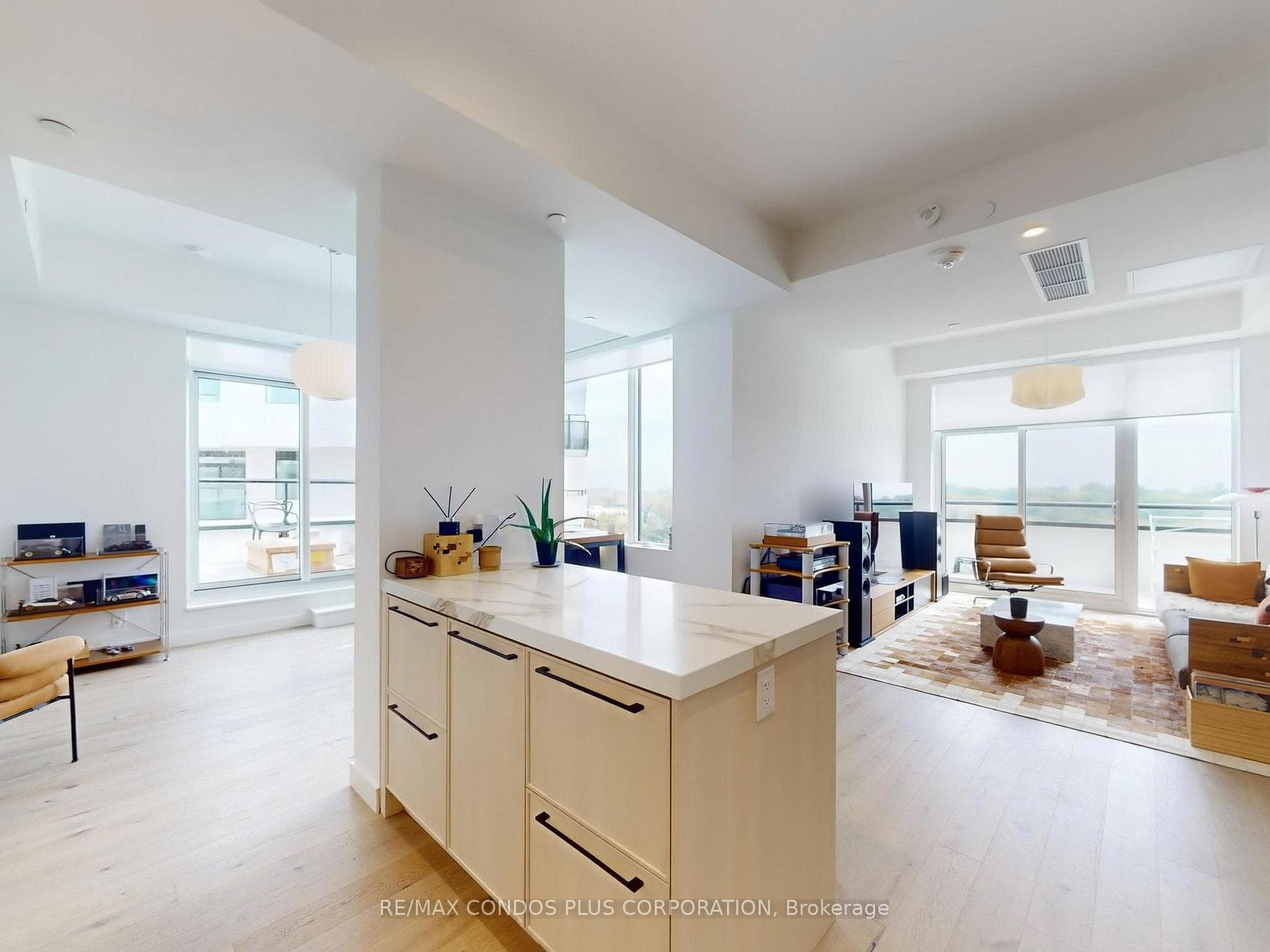 Kitchen and Living Room