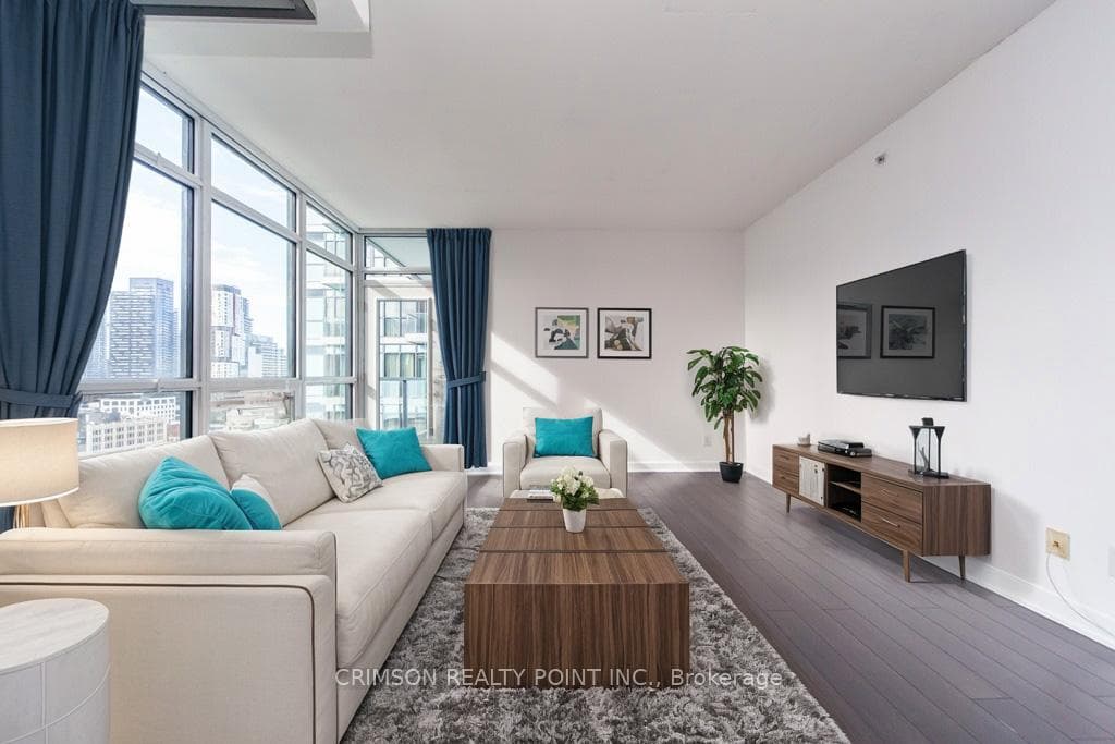 Living room Virtually staged