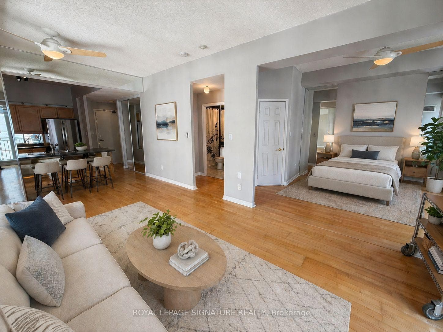 Virtually Staged Bedroom